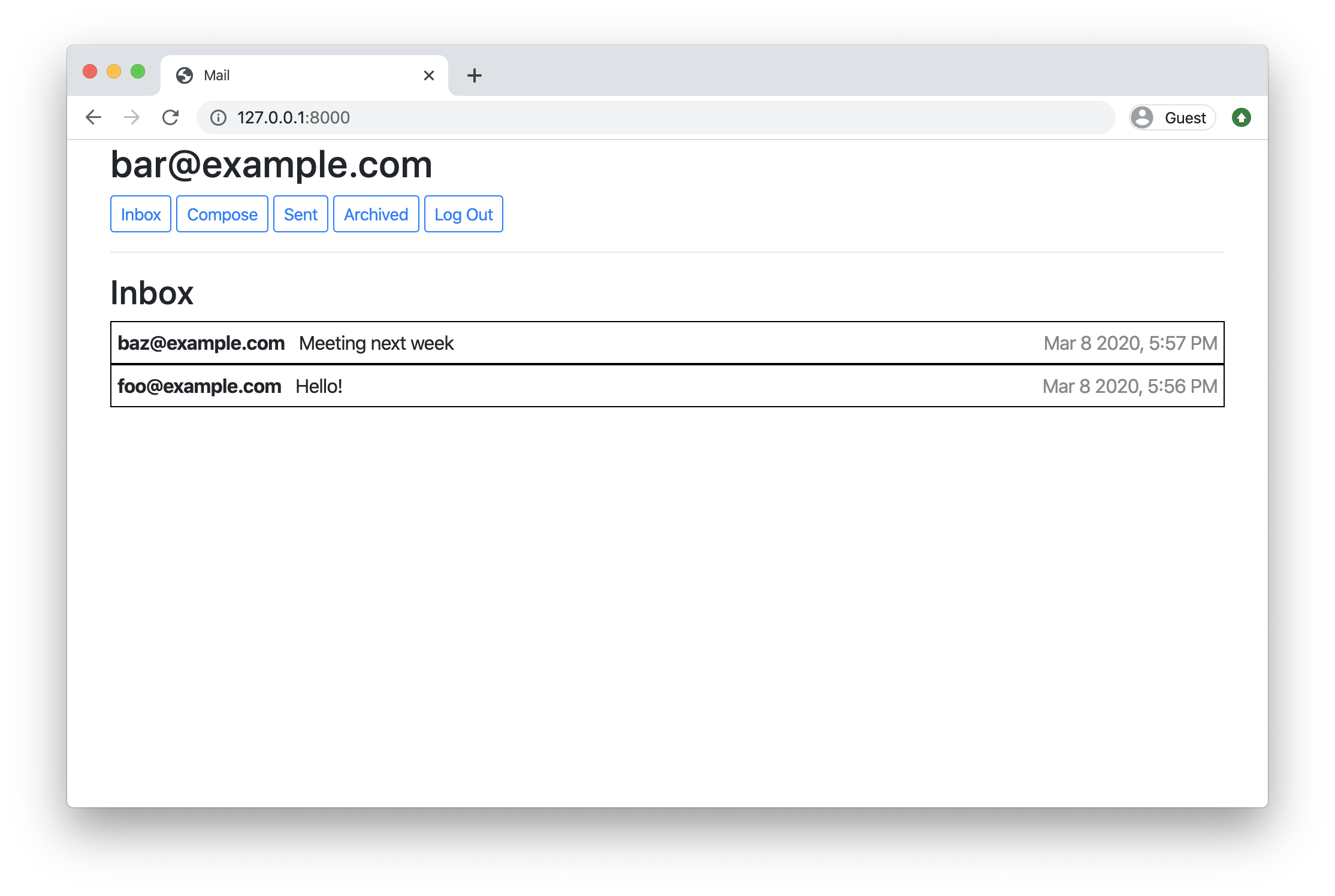 Mail